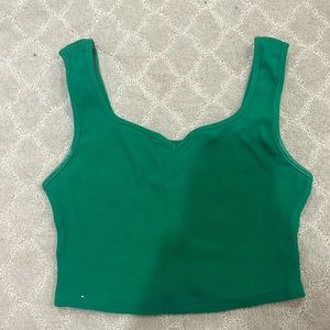 Amazon Green crop top